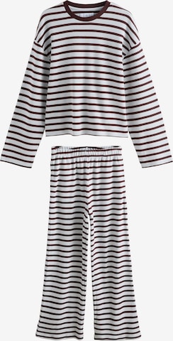 NextJednodijelna pidžama - smeđa boja: prednji dio