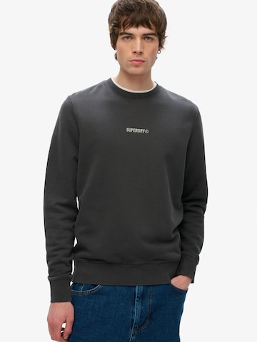 Superdry Sweatshirt i svart: framsida