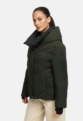 Veste d’hiver MARIKOO en vert : devant