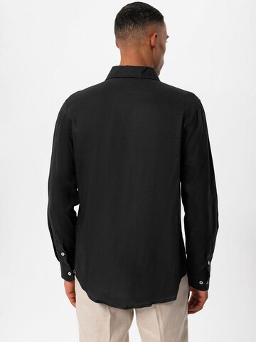 Antioch Regular fit Button Up Shirt in Black