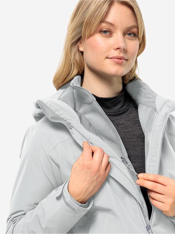 JACK WOLFSKIN Functionele fleece jas 'MOONRISE' in Grijs