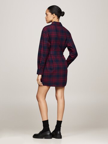 Tommy Jeans - Vestido camisero en rojo