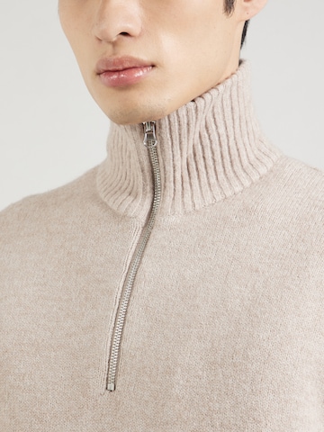 JACK & JONES Sweater 'JJESOHO OLLIE' in Beige