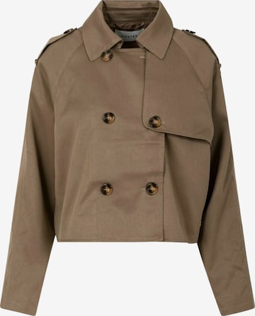 Coster Copenhagen Välikausitakki ' Short ' värissä vihreä: etupuoli