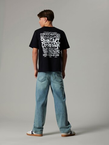NAME IT - Camiseta en negro: frente