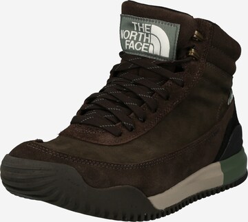 Chaussure basse THE NORTH FACE en marron : devant