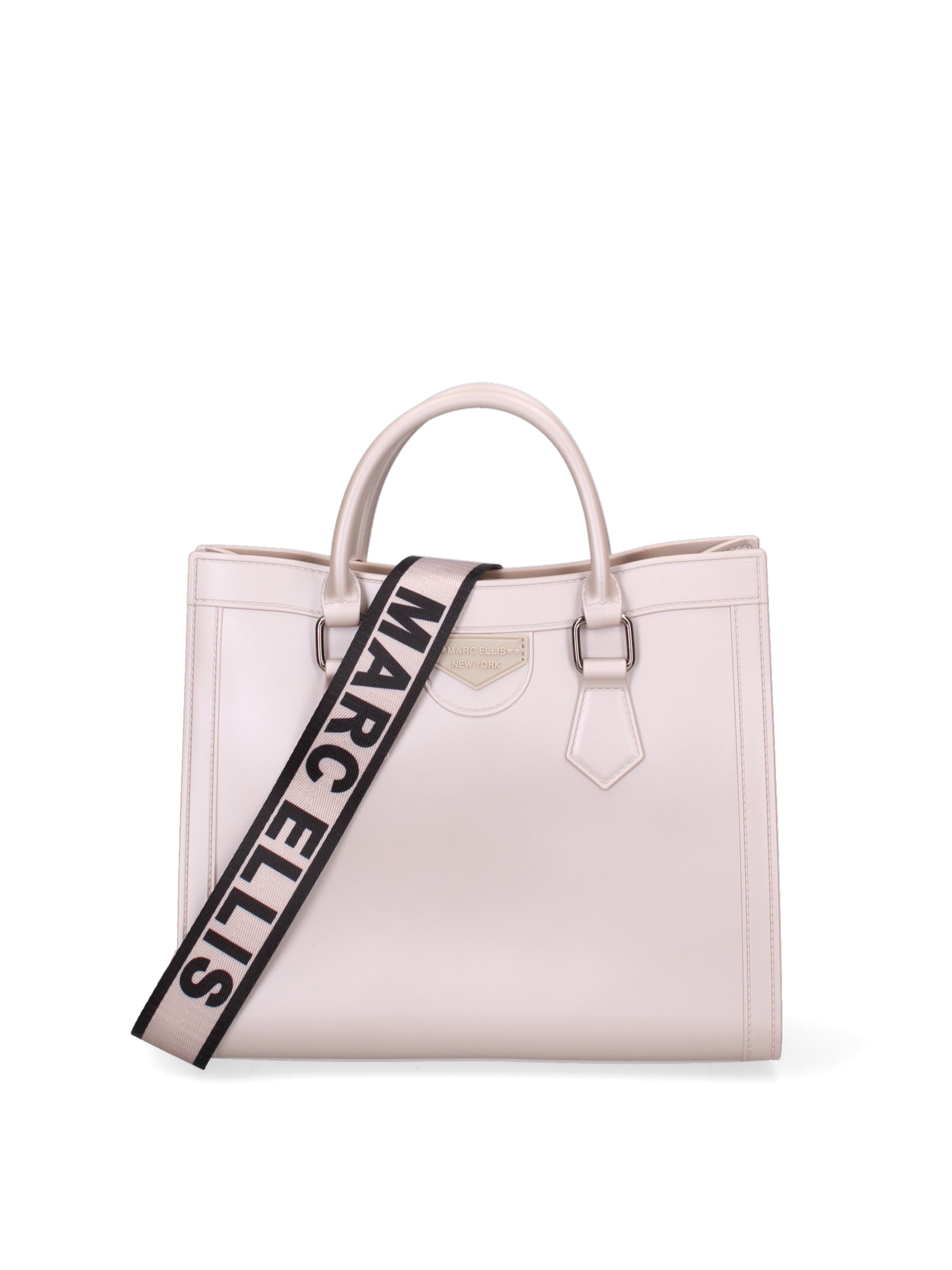 Marc Ellis Handbag in Beige: front