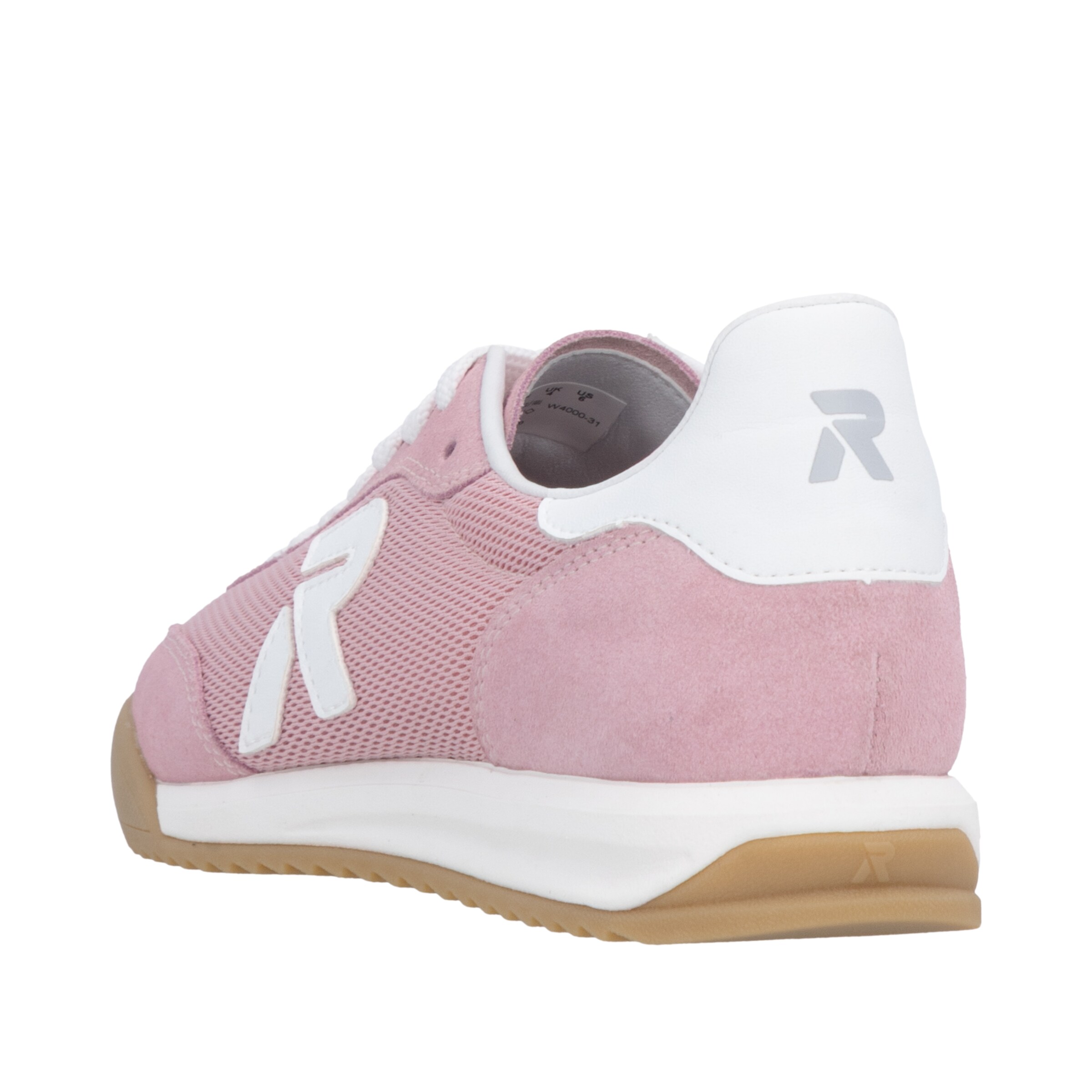 Baskets basses Rieker Sport en rose