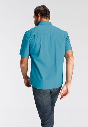 Man's World Regular Fit Hemd in Blau