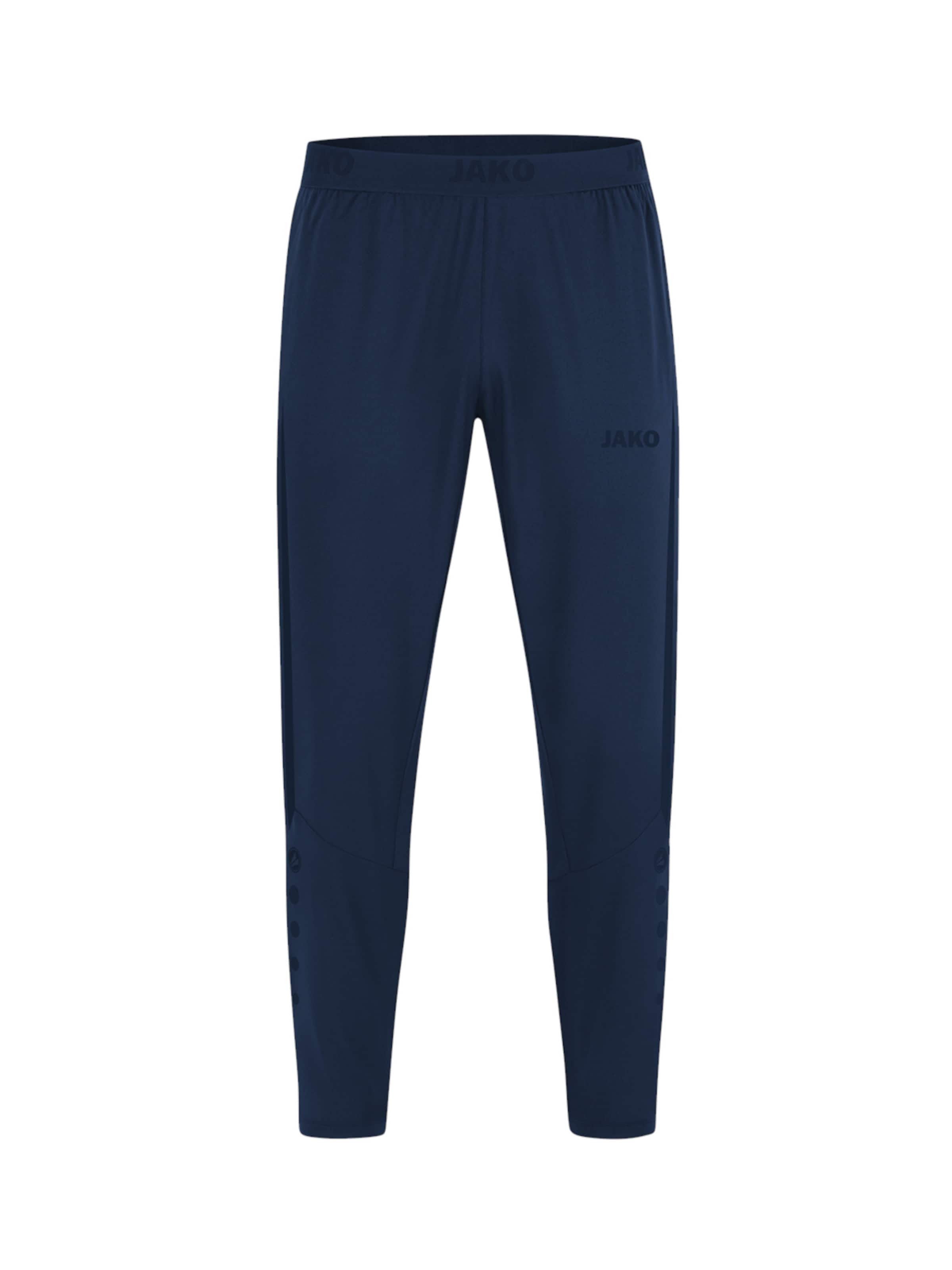 JAKO Tapered Sports trousers 'Power' in Blue: front