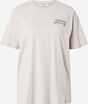 T-shirt Sublevel en beige : devant