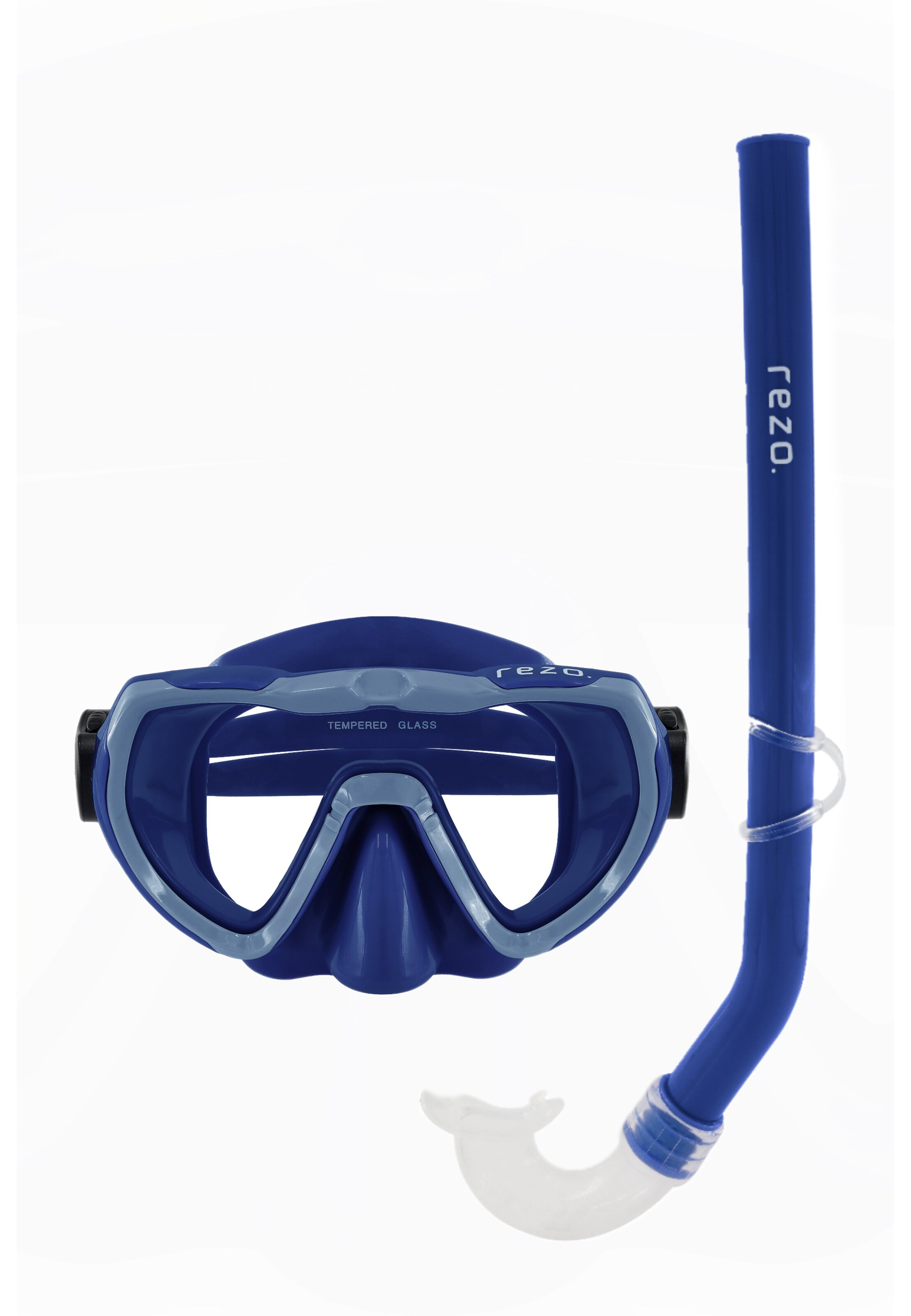 Rezo Snorkel 'Matira' in Blauw: voorkant