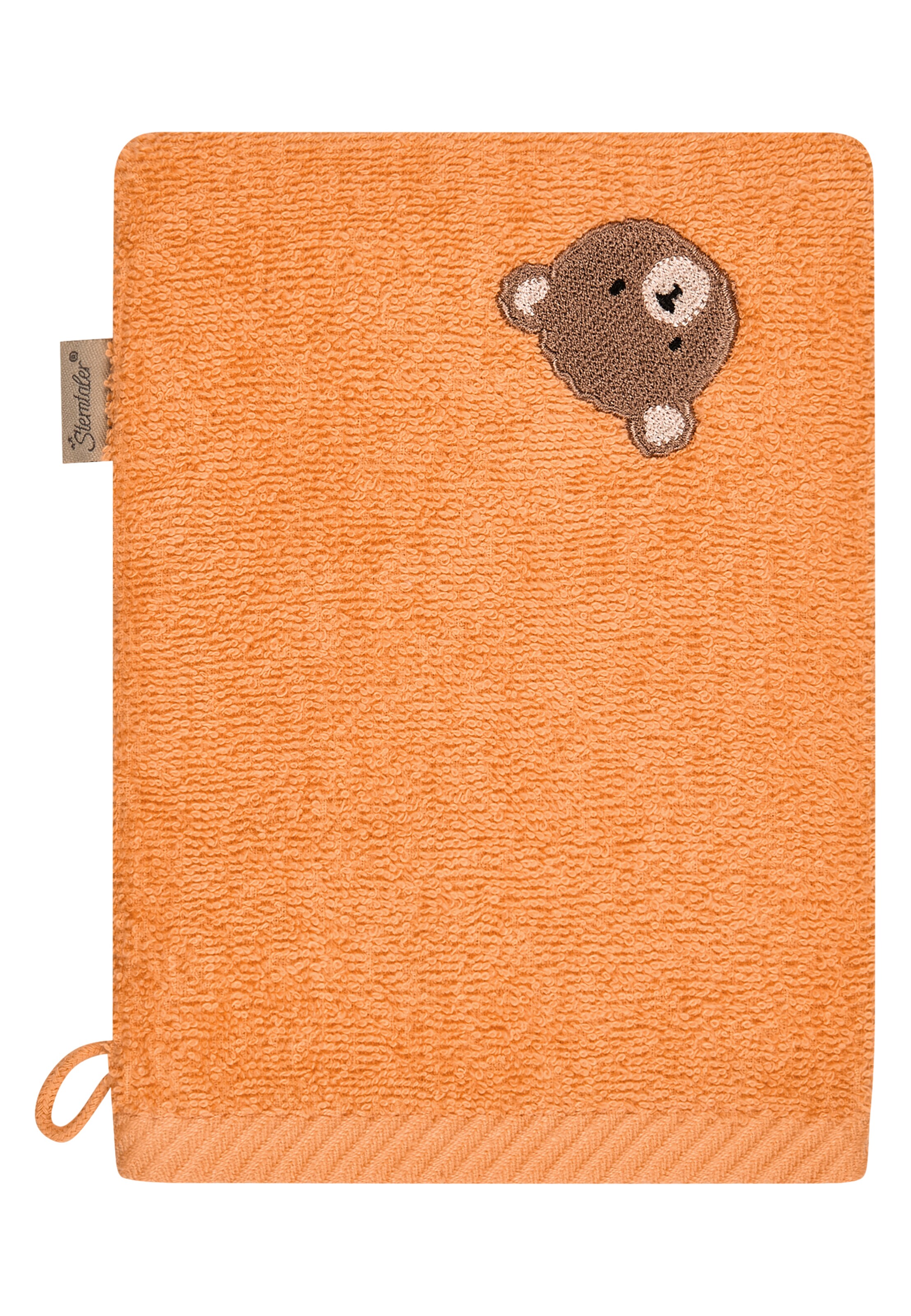 STERNTALER Waschlappen 'BÄR Bo' in Grün