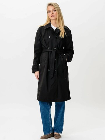 Manteau mi-saison ' Linea Trenchcoat ' TEESHOPPEN en noir