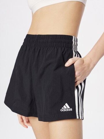 ADIDAS SPORTSWEAR Loose fit Workout Pants 'Essentials' in Black