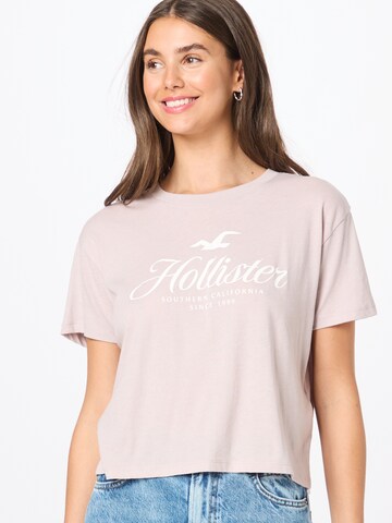 HOLLISTER - Camiseta en rosa: frente