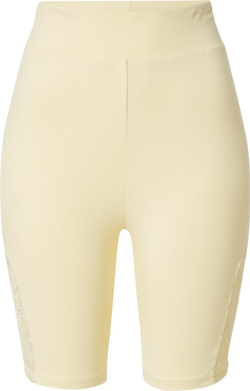 Urban Classics Skinny Hose 'Lace' in Pastellgelb RN8180 Urban Classics Skinny Hose 'Lace' in Pastellgelb RN8180