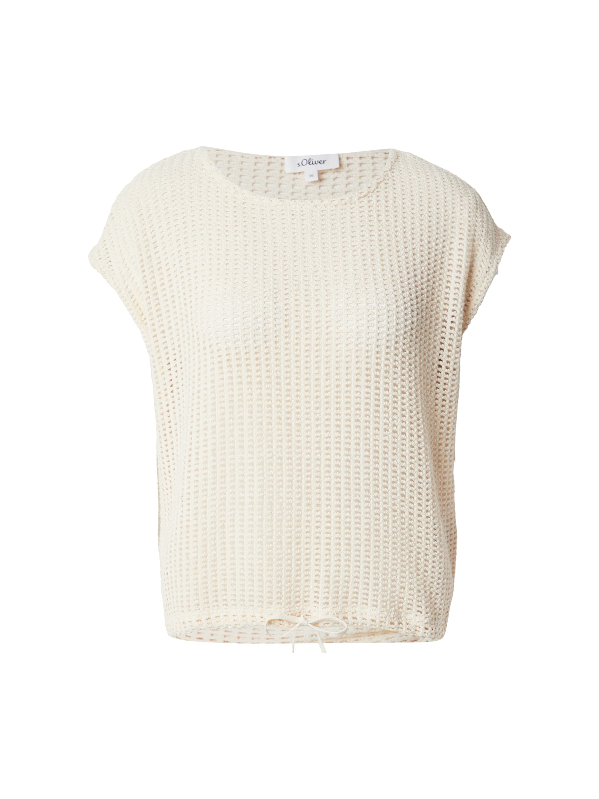 s.Oliver Trui in Beige: voorkant