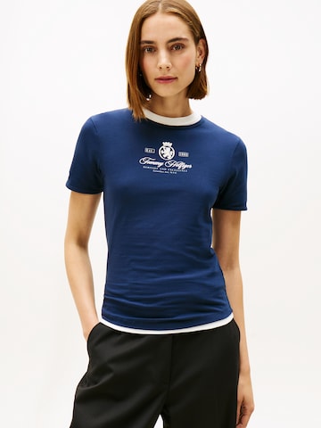 TOMMY HILFIGER Póló - kék: elől