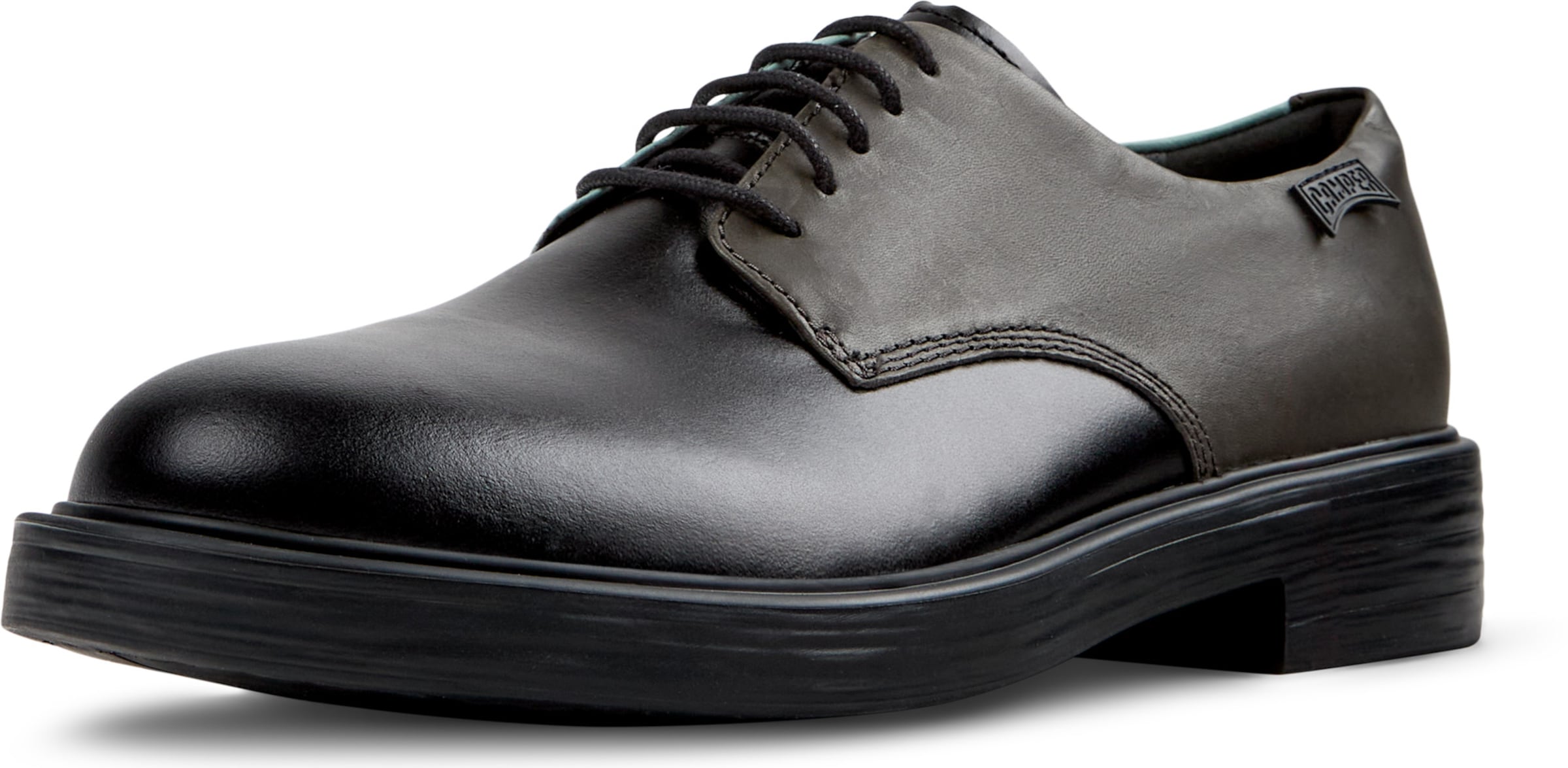 CAMPER Veterschoen 'Dean' in Zwart: voorkant