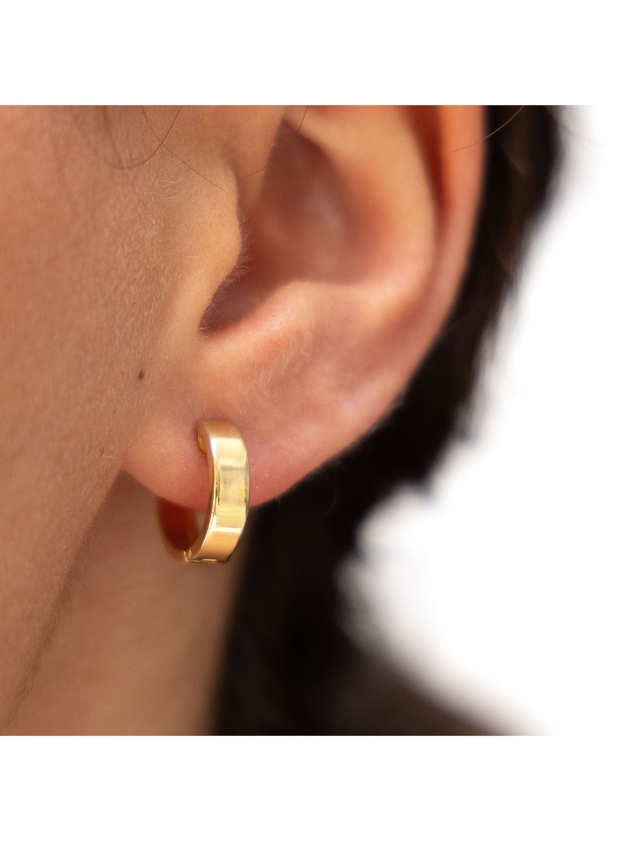 Boucles d'oreilles Fascination by Ellen K. en jaune : devant