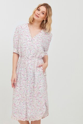 b.young Summer Dress in White: front