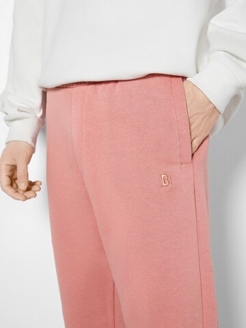 Bershka Loosefit Hose in Pink