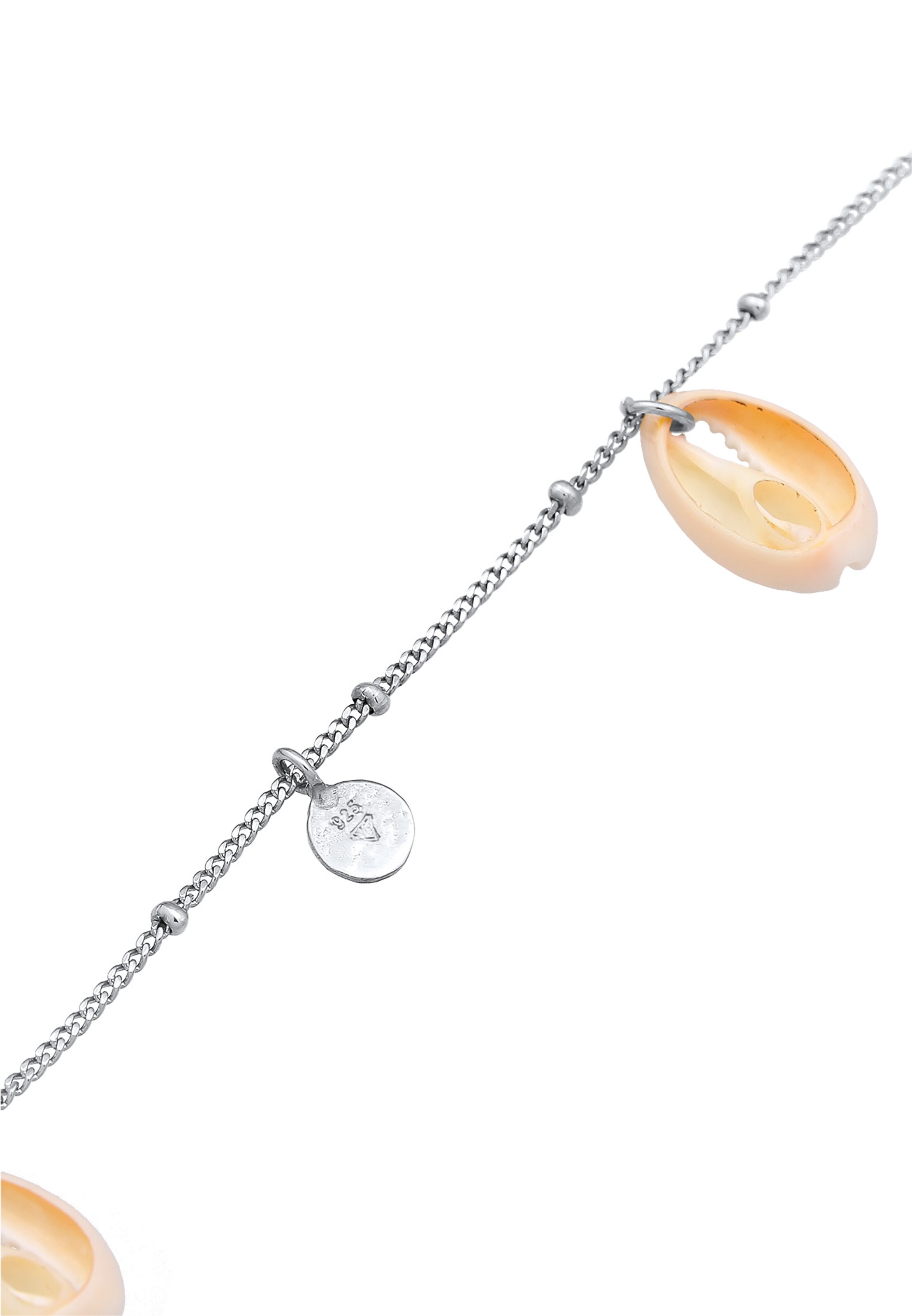 ELLI Fußschmuck 'Muschel' in Silber