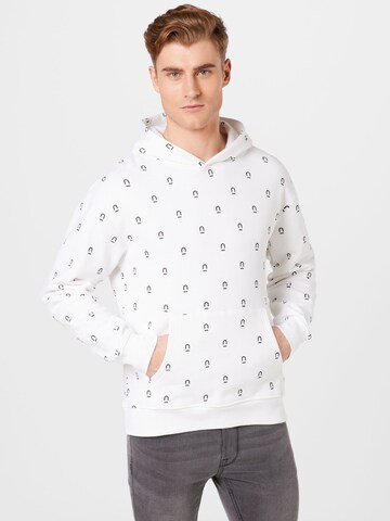 NU-IN Sweatshirt in Wit: voorkant