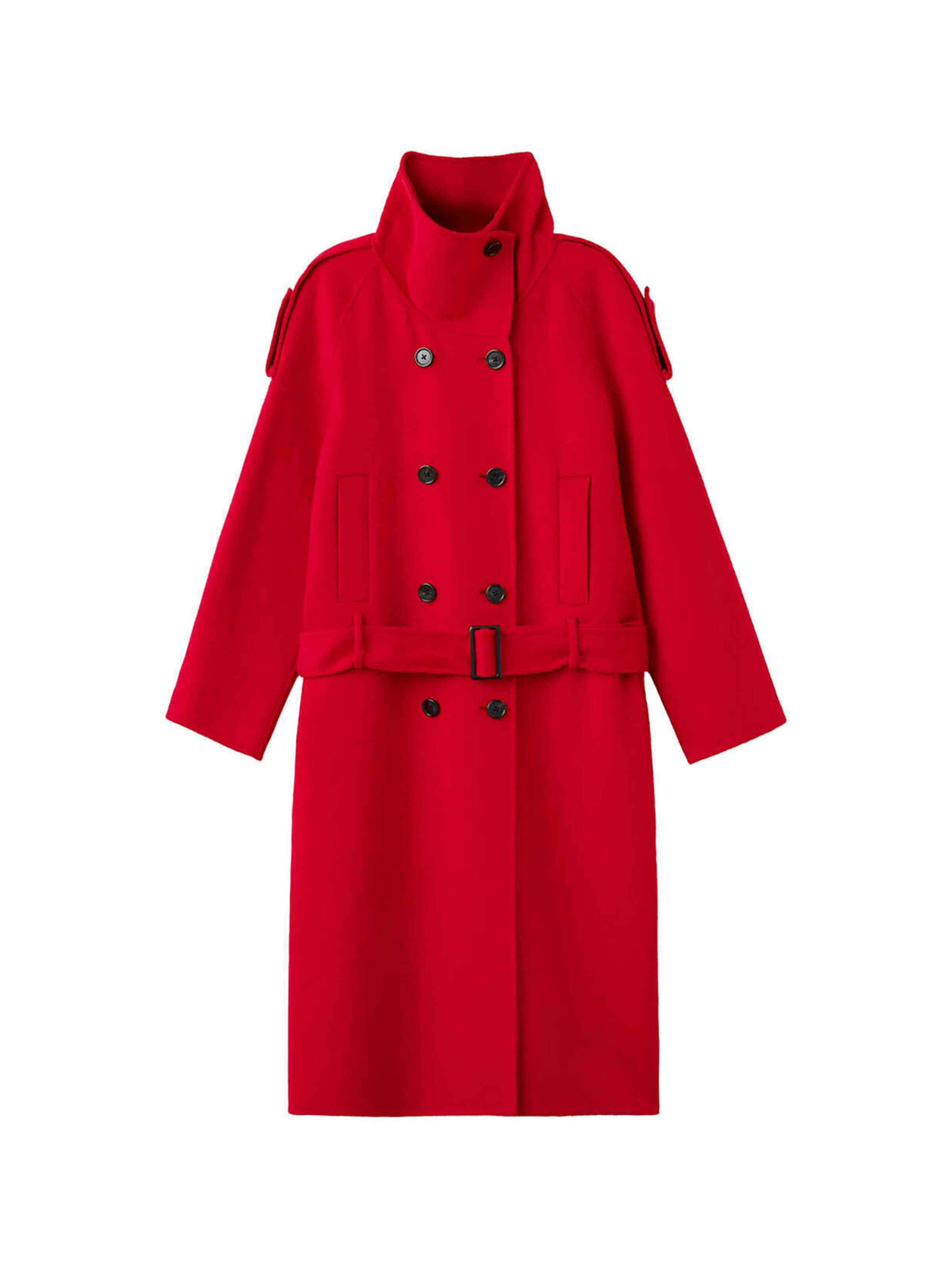 MANGO Tussenmantel 'LOREN' in XS in de kleur Rood, Productweergave