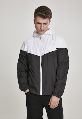 Urban Classics Between-Season Jacket in Black: front