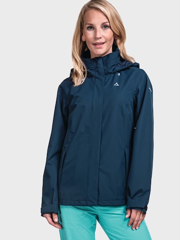 Veste outdoor Schöffel en bleu : devant