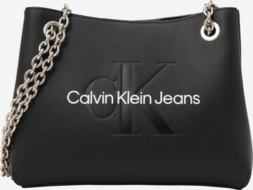 Calvin Klein Jeans Τσάντα ώμου σε μαύρο: μπροστά