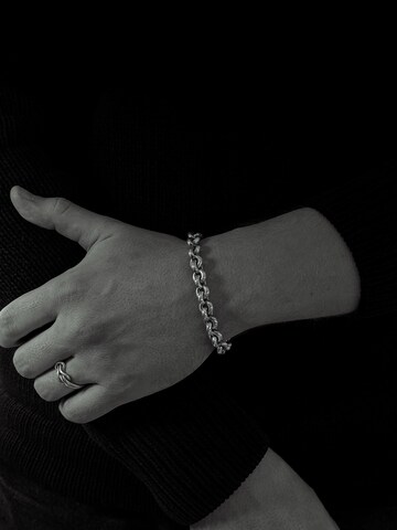 REYTEL Armband 'MACHT' in Zilver