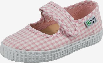natural world Flats in Pink: front