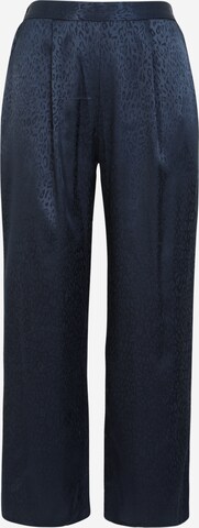 Wallis Petite Wide leg Pleat-Front Pants in Blue: front