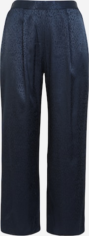 Wallis Petite Pleat-Front Pants in Blue: front
