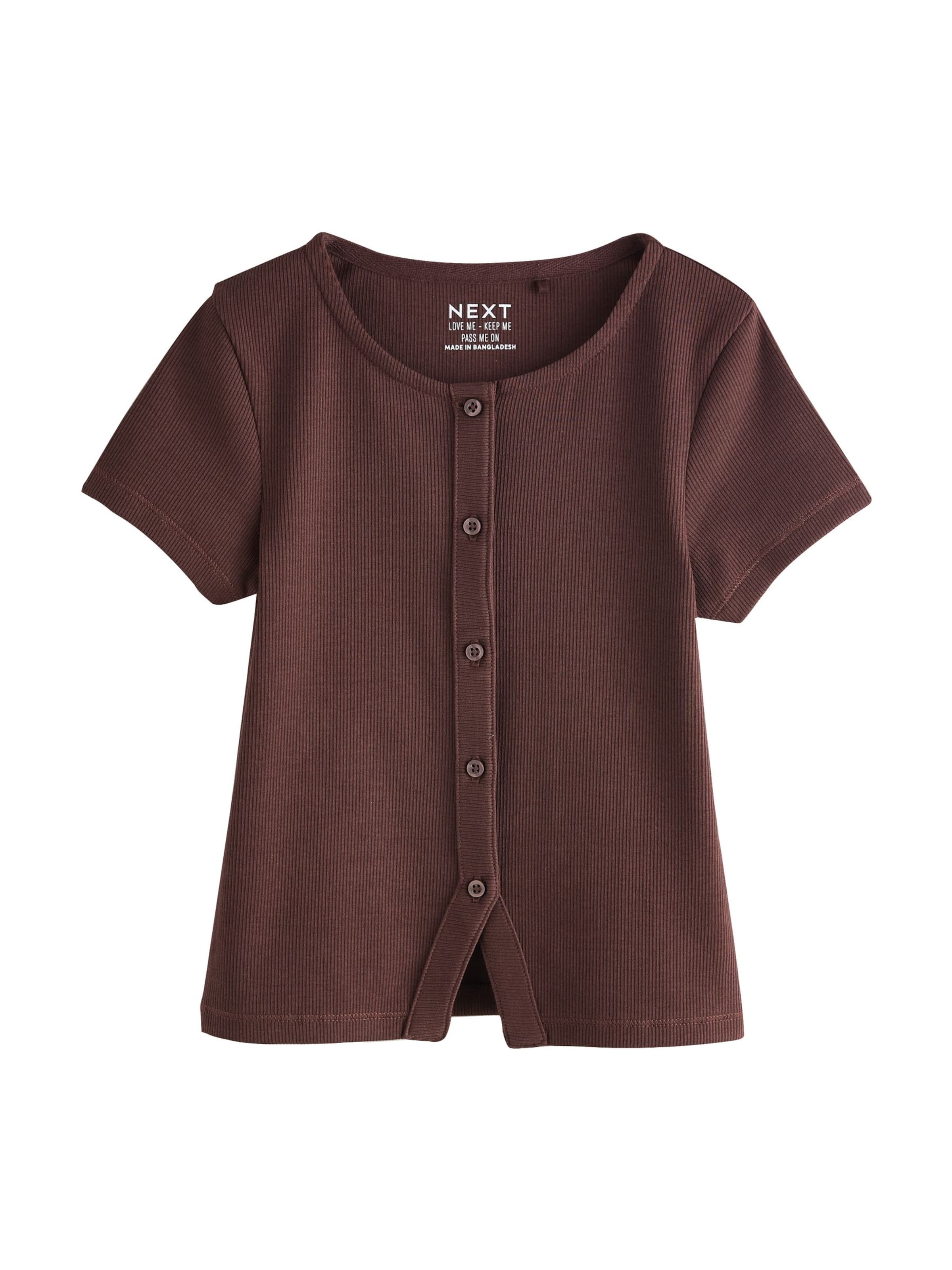 Next - Casaco de malha em castanho: frente