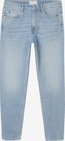 Calvin Klein Jeans Tapered Jeans in Blauw: voorkant