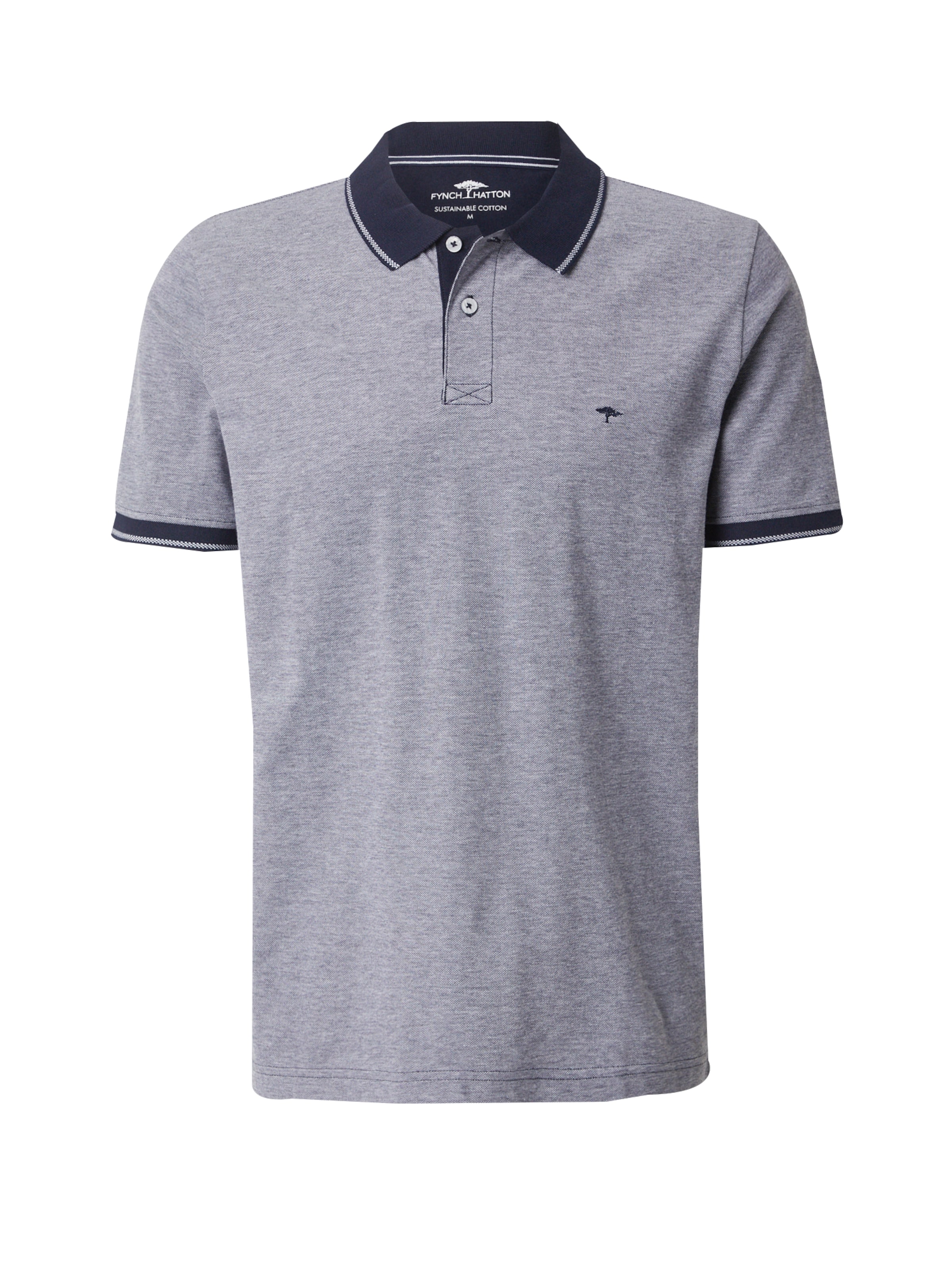 FYNCH-HATTON Tričko – šedá: přední strana