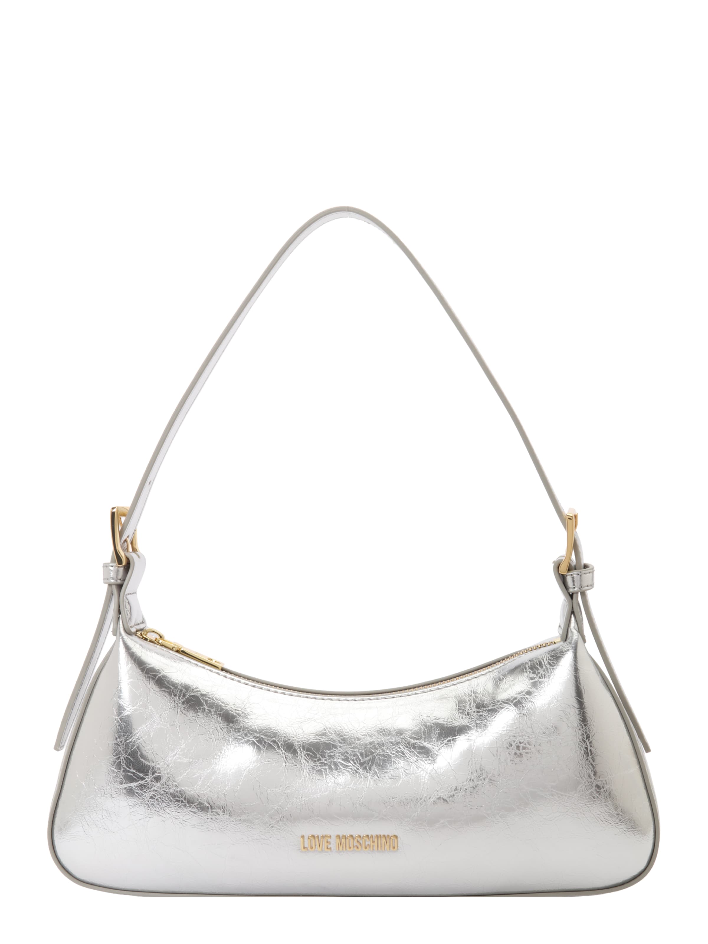Love Moschino Schoudertas in Zilver: voorkant