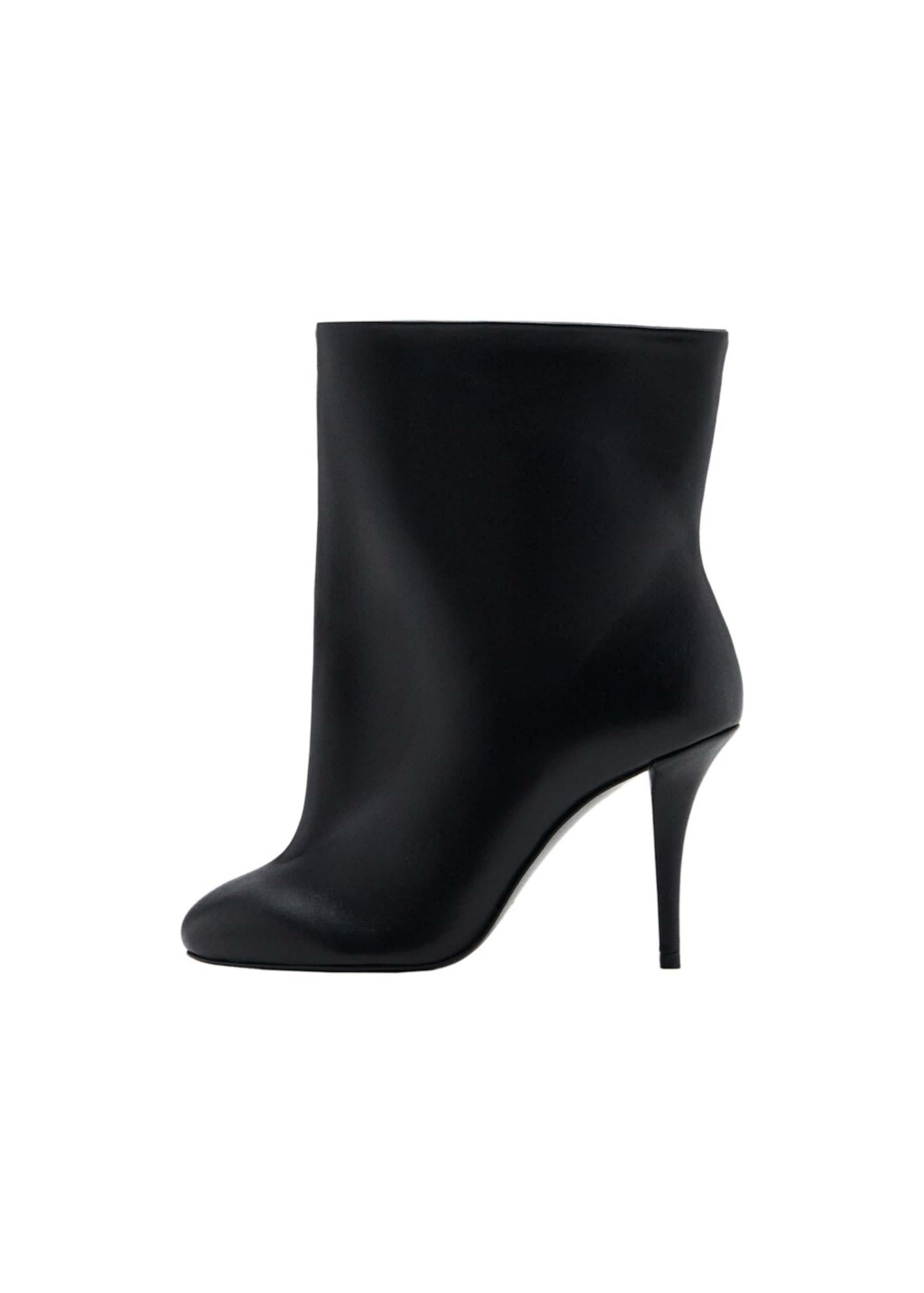 MANGO Ankle Boots 'Cam' in Black: front