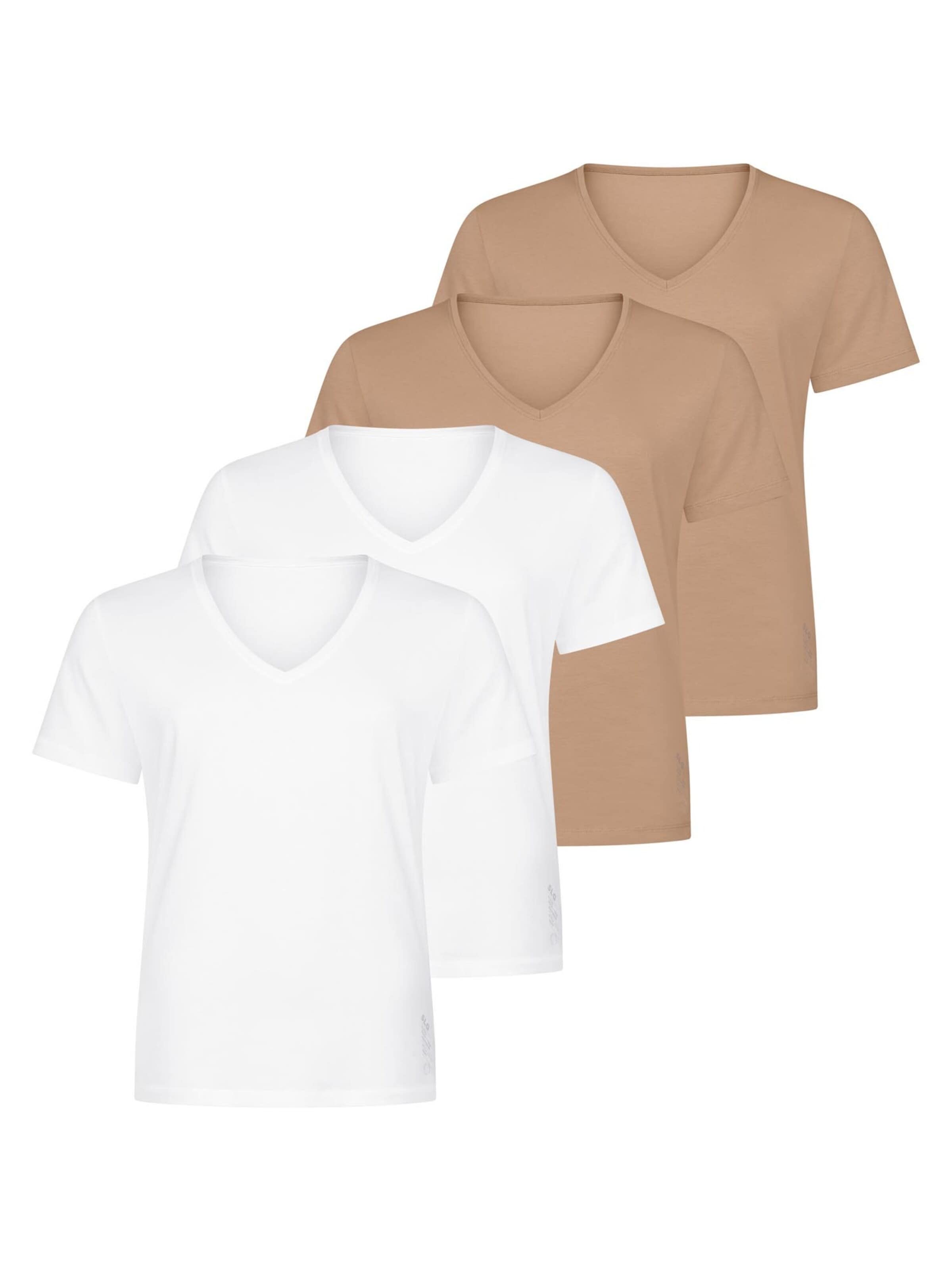 SLOGGI Unterhemd 'SLG Base'‌‌‌‌‌‌‌‌‌ in Beige: Vorderseite