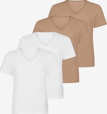 SLOGGI Unterhemd 'SLG Base' in Beige: Vorderseite