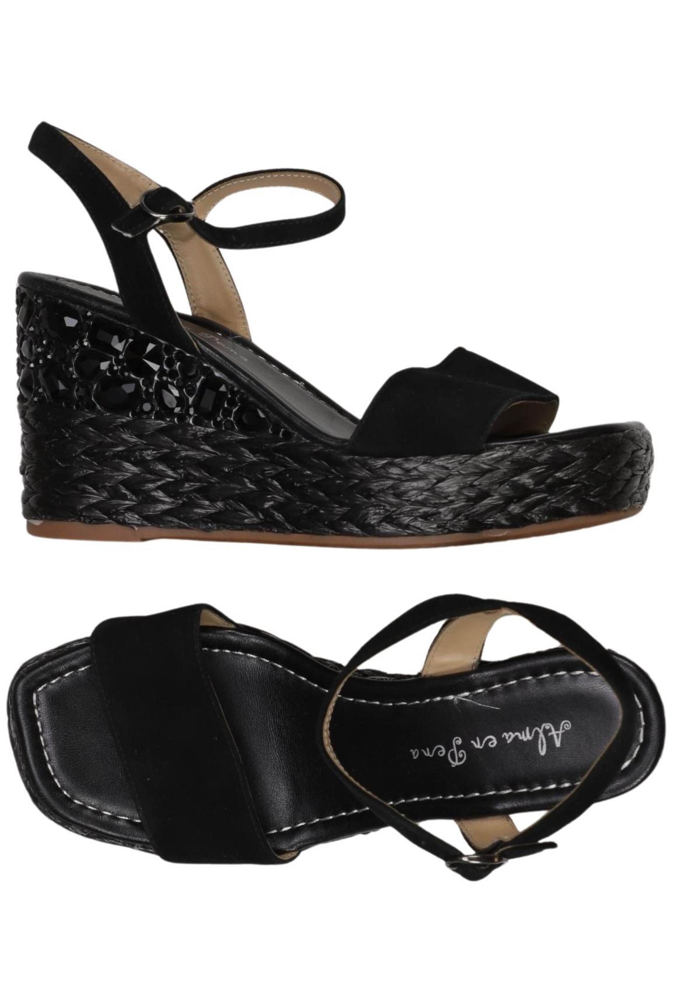 Alma En Pena Sandals & High-Heeled Sandals in 38 in Black: front