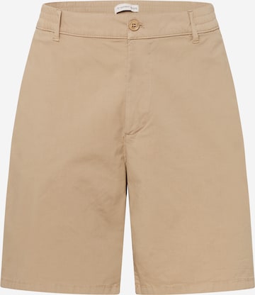 By Garment Makers Regular Chino Pants 'Gideon' in Green: front