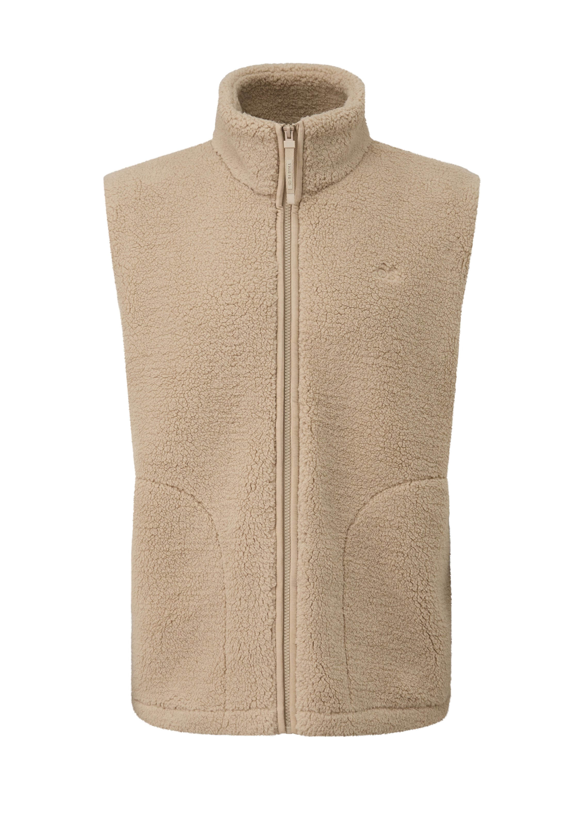 QS Vest in Beige: front