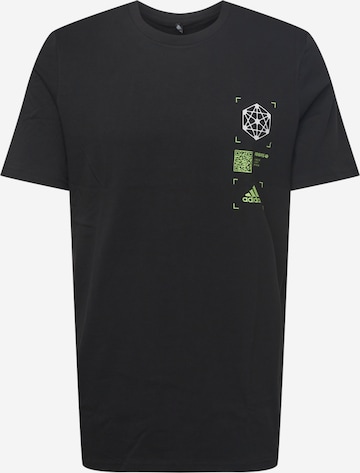 ADIDAS PERFORMANCE Λειτουργικό μπλουζάκι 'INNOV' σε μαύρο: μπροστά