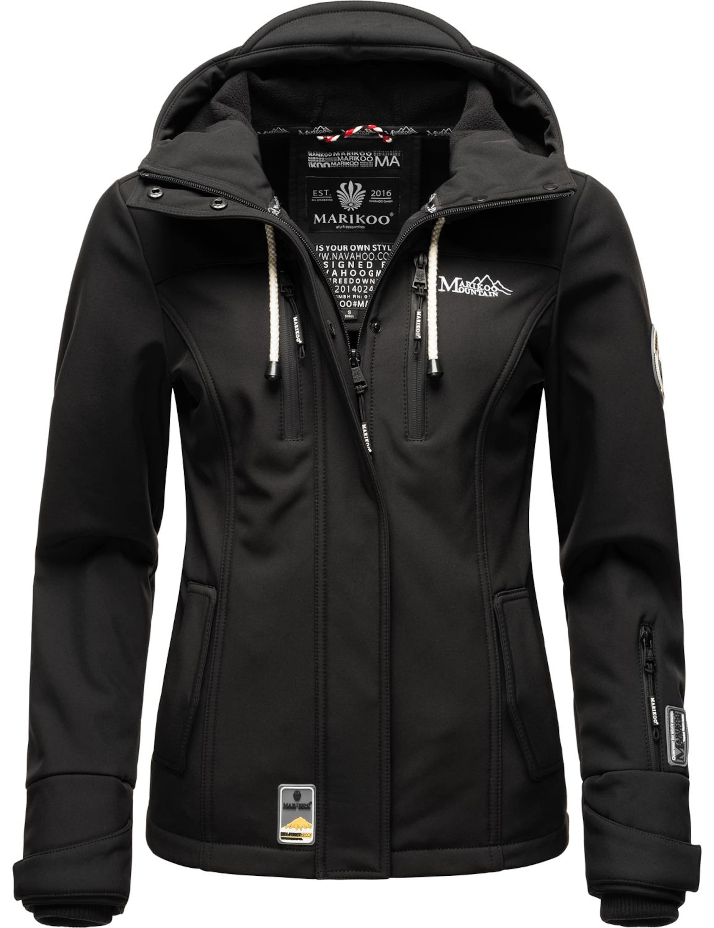 MARIKOO - Casaco funcionais 'Kleine Zicke' em preto