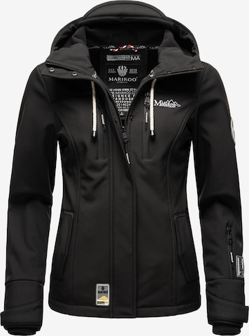 MARIKOO Weatherproof jacket 'Kleine Zicke' in Black